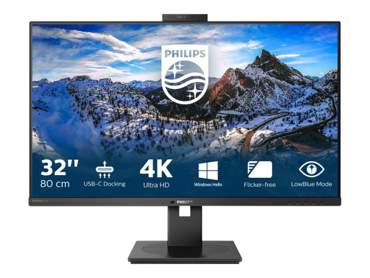 Philips | Monitor | 329P1H | 31.5 " | IPS | 4K UHD | 16:9 | 60 Hz | 4 ms | 3840 x 2160 | 350 cd / m² | HDMI ports quantity 2 | Black | Warranty 24 month(s)