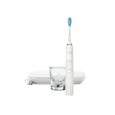 Philips | DiamondClean Electric Toothbrush | HX9911 / 27 | Rechargeable | For adults | Number of brush heads included 1 | Number of teeth brushing modes 4 | Sonic technology | White
