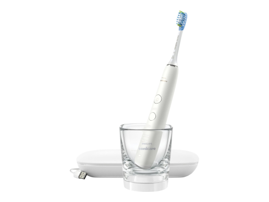 Philips | DiamondClean Electric Toothbrush | HX9911 / 27 | Rechargeable | For adults | Number of brush heads included 1 | Number of teeth brushing modes 4 | Sonic technology | White