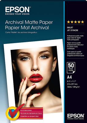 Archival Matte Paper - A4 - 50 Sheets | A4