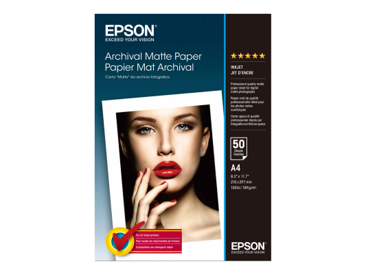 Archival Matte Paper - A4 - 50 Sheets | A4