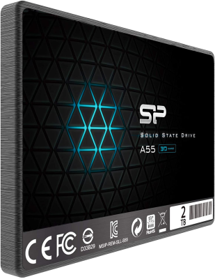 Silicon Power | Ace | A55 | 2000 GB | SSD form factor 2.5" | Solid-state drive interface SATA III | Read speed 500 MB / s | Write speed 450 MB / s
