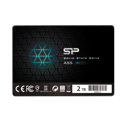 Silicon Power | Ace | A55 | 2000 GB | SSD form factor 2.5" | Solid-state drive interface SATA III | Read speed 500 MB / s | Write speed 450 MB / s