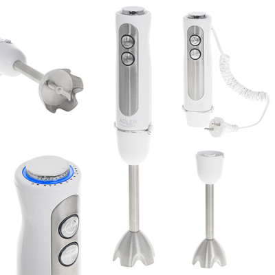Adler | Hand blender | AD 4625w | Hand Blender | 1500 W | Number of speeds 5 | Turbo mode | White