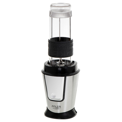 Adler | Blender | AD 4081 | Tabletop | 800 W | Jar material BPA Free Plastic | Jar capacity 0.4 + 0.57 L | Ice crushing | Black / Stainless steel
