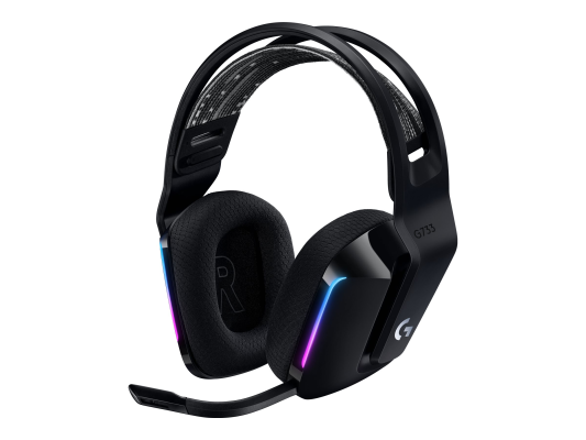 Logitech | Gaming Headset | G G733 | Wireless | Over-Ear | Noise canceling | Wireless | Black