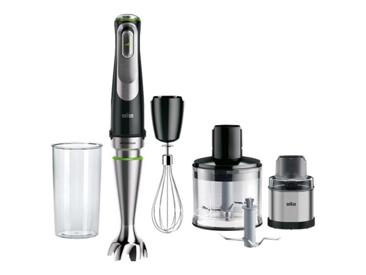 Braun | Hand Blender | MQ9138XI MultiQuick 9 | Hand Blender | 1200 W | Number of speeds 3 | Chopper | Ice crushing | Black / Stainless Steel