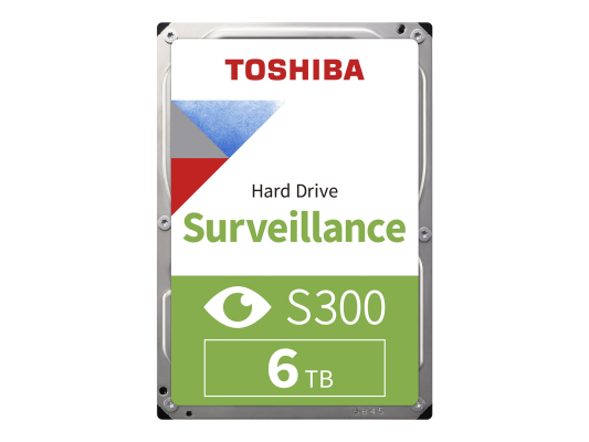 TOSHIBA S300 Video Surveillance HDD 6TB 3.5inch 5400rpm 256MB 24 / 7 SMR Warr 3m. BULK | Toshiba