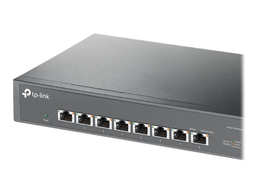 TP-LINK | 8-Port 10G Switch | TL-SX1008 | Unmanaged | Desktop / Rackmountable | Power supply type External