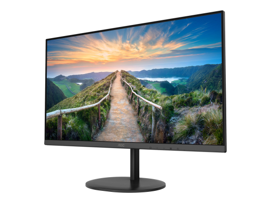 AOC | LCD Monitor | Q27V4EA | 27 " | IPS | QHD | 16:9 | 75 Hz | 4 ms | 2560 x 1440 | 250 cd / m² | Headphone out | HDMI ports quantity 1 | Warranty 36 month(s)