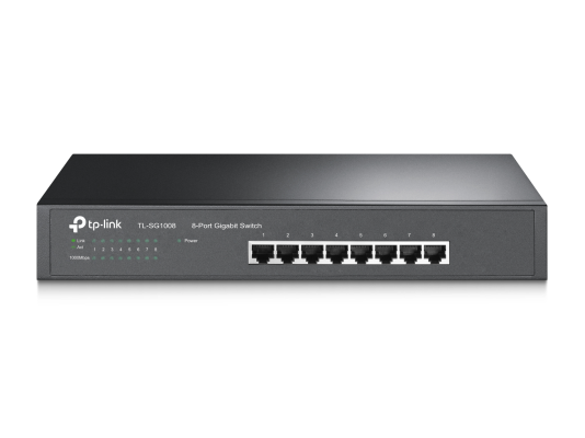 TP-LINK | 8-Port Gigabit Switch | TL-SG1008 | Unmanaged | Desktop / Rackmountable