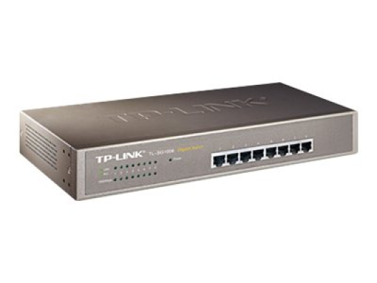 TP-LINK | 8-Port Gigabit Switch | TL-SG1008 | Unmanaged | Desktop / Rackmountable