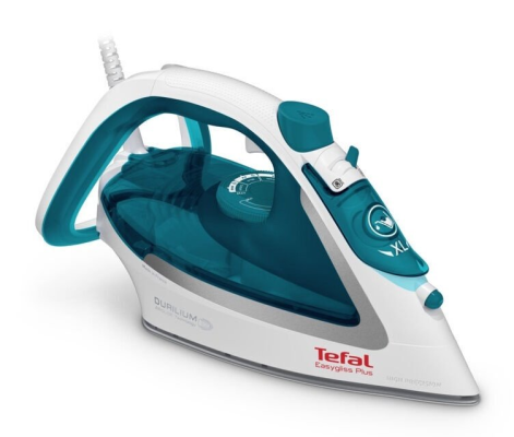 TEFAL | FV5718 | Steam iron | 2500 W | Water tank capacity 270 ml | Continuous steam 45 g / min | Steam boost performance 195 g / min | Blue / white