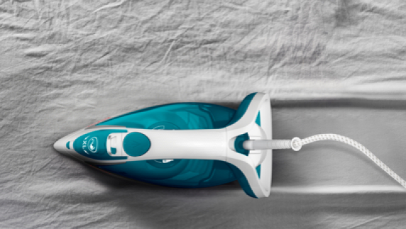 TEFAL | FV5718 | Steam iron | 2500 W | Water tank capacity 270 ml | Continuous steam 45 g / min | Steam boost performance 195 g / min | Blue / white