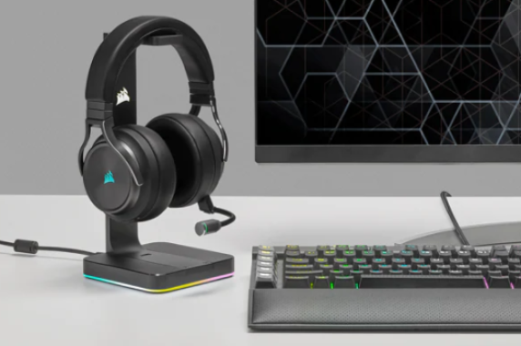 Corsair | High-Fidelity Gaming Headset | VIRTUOSO RGB WIRELESS XT | Wireless / Wired | Over-Ear | Wireless | Black