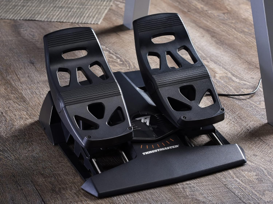 Thrustmaster Pedals | TFRP Rudder | Black