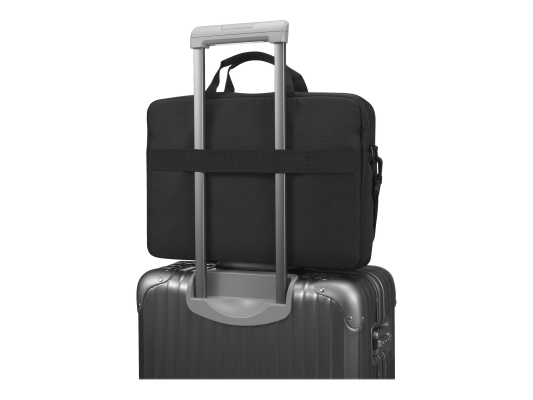 Lenovo | ThinkPad Essential 15.6" Topload (Sustainable & Eco-friendly, made with recycled PET: Total 7.5% Exterior: 24%) | Essential | Fits up to size 16 " | Topload | Black | Shoulder strap