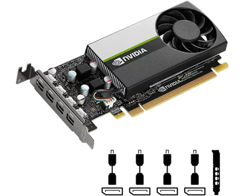 Lenovo | ThinkStation | T1000 | Nvidia | 4 GB | GDDR6 | PCIe 3.0 x 16