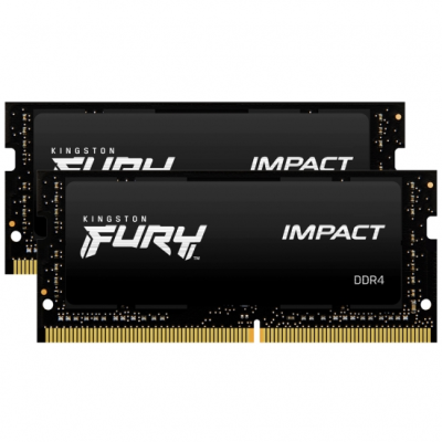 Kingston | Fury Impact | 2x8 GB | SODIMM | 3200 MHz | Notebook | Registered No | ECC No