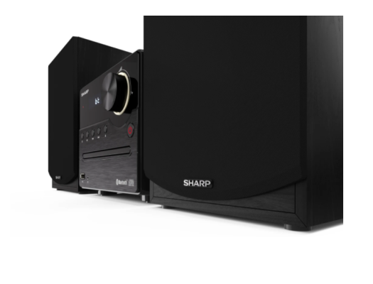 Sharp XL-B512(BK) Hi-Fi Micro System, CD / FM / USB / Bluetooth v5.0, 45W, Black | Sharp | Hi-Fi Micro System | XL-B512(BK) | Black | USB port | AUX in | Bluetooth | CD player | FM radio | Wireless connection