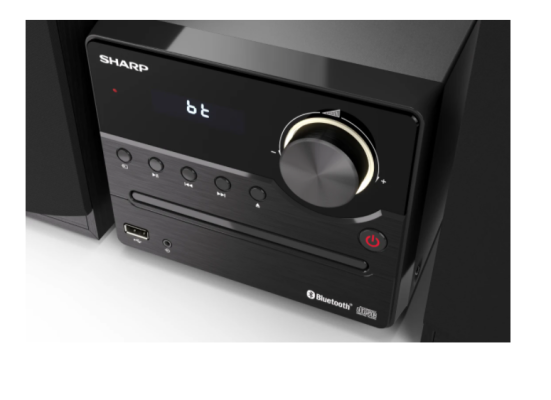 Sharp XL-B512(BK) Hi-Fi Micro System, CD / FM / USB / Bluetooth v5.0, 45W, Black | Sharp | Hi-Fi Micro System | XL-B512(BK) | Black | USB port | AUX in | Bluetooth | CD player | FM radio | Wireless connection