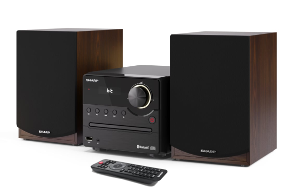 Sharp XL-B512(BR) Hi-Fi Micro System, CD / FM / USB / Bluetooth v5.0, 45W, Brown | Sharp | Hi-Fi Micro System | XL-B512(BR) | Brown | USB port | AUX in | Bluetooth | CD player | FM radio | Wireless connection