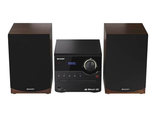 Sharp | Hi-Fi Micro System | XL-B517D(BR) | Brown | USB port | AUX in | Bluetooth | CD player | FM radio | Wireless connection