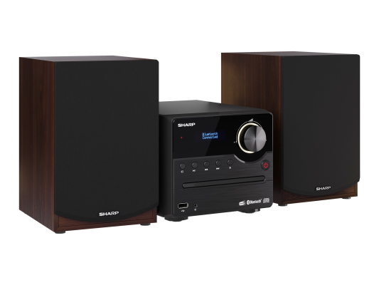 Sharp | Hi-Fi Micro System | XL-B517D(BR) | Brown | USB port | AUX in | Bluetooth | CD player | FM radio | Wireless connection