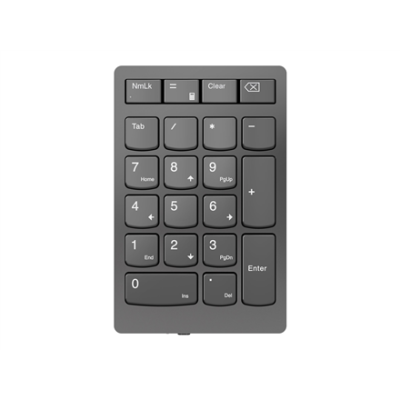 Lenovo | Professional | Go Wireless Numeric Keypad | Numeric Keypad | Wireless | Storm Grey