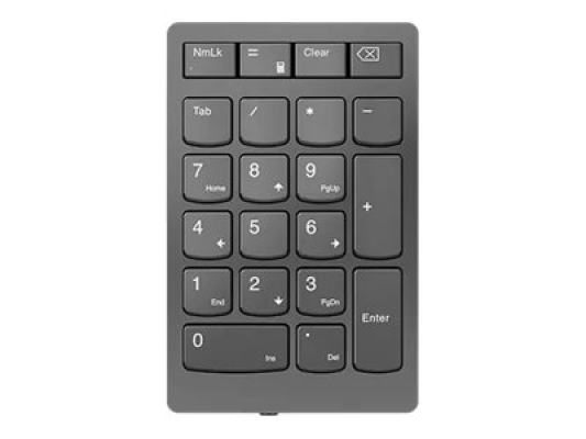 Lenovo | Professional | Go Wireless Numeric Keypad | Numeric Keypad | Wireless | Storm Grey