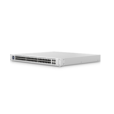 Ubiquiti | Switch Enterprise 48 PoE | USW-Enterprise-48-PoE | Managed L3 | Rackmountable | Gigabit Ethernet (copper) ports quantity 48 (100MbE / 1GbE / 2.5GbE) | SFP+ ports quantity 4 | PoE+ ports quantity 48 | Power supply type AC / DC, i