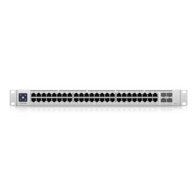 Ubiquiti | Switch Enterprise 48 PoE | USW-Enterprise-48-PoE | Managed L3 | Rackmountable | Gigabit Ethernet (copper) ports quantity 48 (100MbE / 1GbE / 2.5GbE) | SFP+ ports quantity 4 | PoE+ ports quantity 48 | Power supply type AC / DC, i