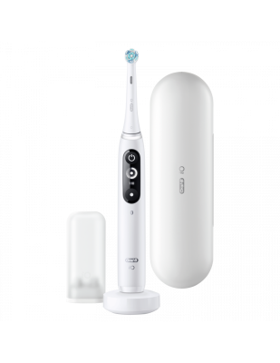 Oral-B | Electric toothbrush | iO Series 7N | Rechargeable | For adults | Number of brush heads included 1 | Number of teeth brushing modes 5 | White Alabaster