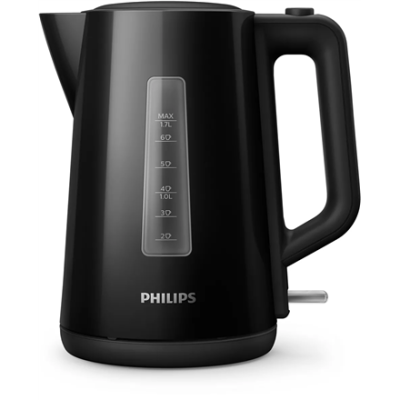 Philips | Kettle | HD9318 / 20 | Electric | 2200 W | 1.7 L | Plastic | 360° rotational base | Black