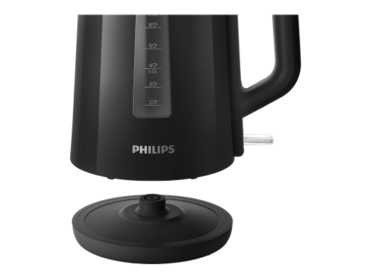 Philips | Kettle | HD9318 / 20 | Electric | 2200 W | 1.7 L | Plastic | 360° rotational base | Black