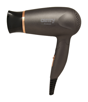 Camry | Hair Dryer | CR 2261 | 1400 W | Number of temperature settings 2 | Metallic Grey / Gold