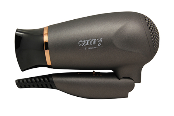 Camry | Hair Dryer | CR 2261 | 1400 W | Number of temperature settings 2 | Metallic Grey / Gold