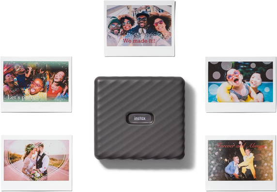 Fujifilm instax WIDE Link | Colour | Photo Printer | Mocha Gray
