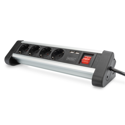 Digitus | Office Power Strip | DA-70614 | Silver / Black