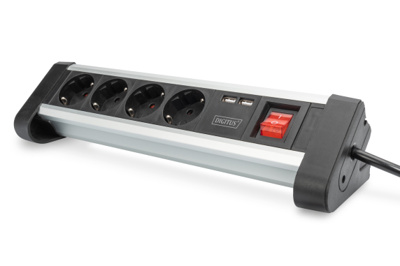 Digitus | Office Power Strip | DA-70614 | Silver / Black