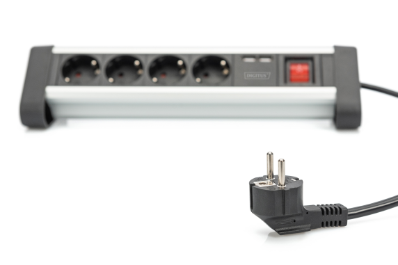 Digitus | Office Power Strip | DA-70614 | Silver / Black