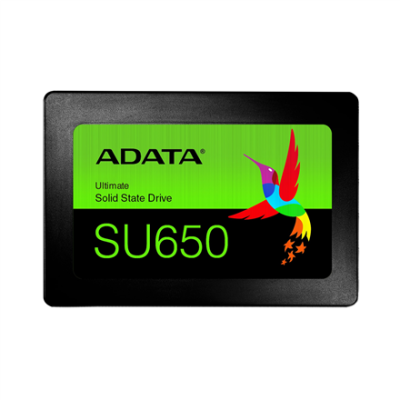 ADATA | Ultimate SU650 | 256 GB | SSD form factor 2.5" | Solid-state drive interface SATA 6Gb / s | Read speed 520 MB / s | Write speed 450 MB / s
