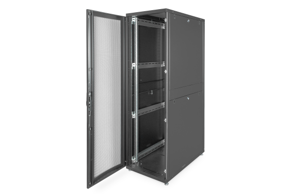 Digitus | Server Rack | DN-19 SRV-42U-B-1 | Black | IP protection class: IP20; Load capacity: 1000 kg; Depth: 1000 mm; Width: 600 mm