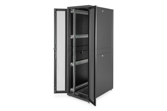 Digitus | Server Rack | DN-19 SRV-42U-B-1 | Black | IP protection class: IP20; Load capacity: 1000 kg; Depth: 1000 mm; Width: 600 mm