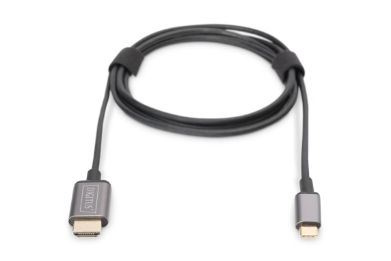 Digitus | USB Type-C to HDMI Adapter | DA-70821 | Black | USB Type-C | 1.8 m