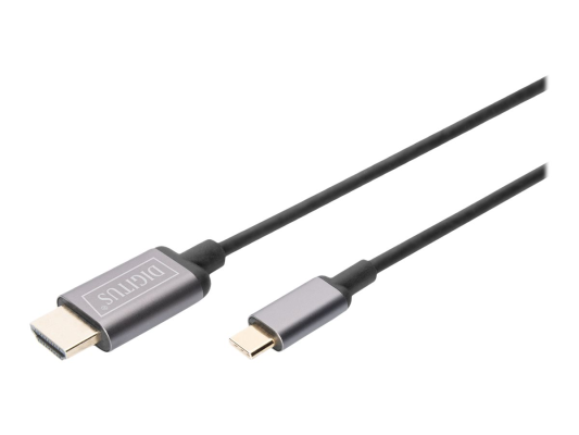 Digitus | USB Type-C to HDMI Adapter | DA-70821 | Black | USB Type-C | 1.8 m