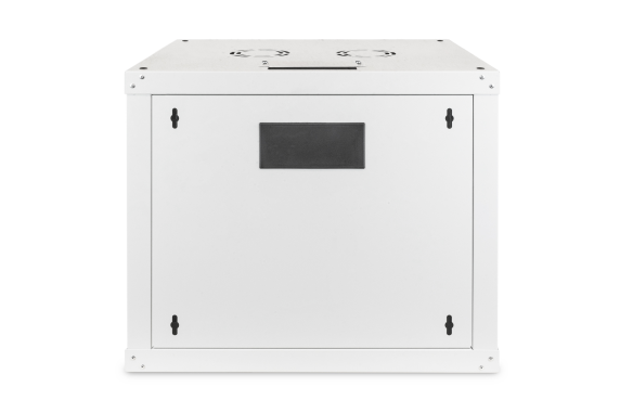 Digitus | Wall Mounting Cabinet | DN-19 09-U | Grey | IP protection class: IP20; Front door: Glass door, single opening; Cabinet type: Wall mounting cabinet; Equipment mounting depth min.-max.: 305-370 mm; Load capacity: 100 kg; Dimensions: 509 x 