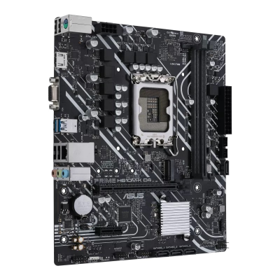 Asus | PRIME H610M-K D4 | Processor family Intel | Processor socket LGA1700 | DDR4 DIMM | Memory slots 2 | Supported hard disk drive interfaces SATA, M.2 | Number of SATA connectors 4 | Chipset Intel H610 | mATX