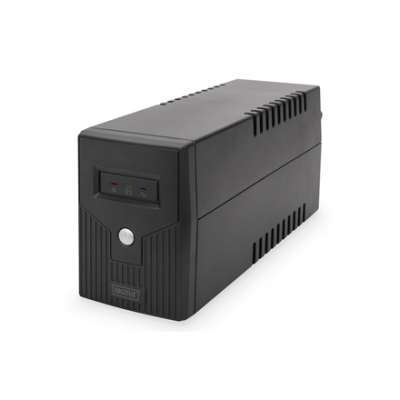 Digitus | Line-Interactive UPS | Line-Interactive UPS DN-170063, 600VA, 360W, 1x 12V / 7Ah battery, 2x CEE 7 / 7 outlet, 2x RJ-11, 1x USB 2.0 type B, LED, Simulated Sine Wave, 298x101x142mm, 4.35kg | 600 VA | 360 W