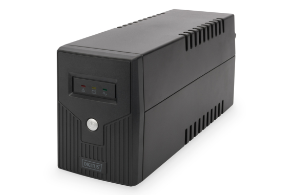 Digitus | Line-Interactive UPS | Line-Interactive UPS DN-170063, 600VA, 360W, 1x 12V / 7Ah battery, 2x CEE 7 / 7 outlet, 2x RJ-11, 1x USB 2.0 type B, LED, Simulated Sine Wave, 298x101x142mm, 4.35kg | 600 VA | 360 W